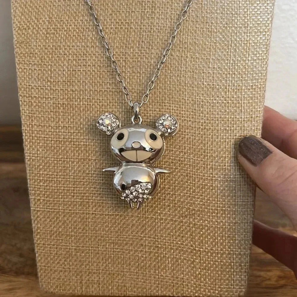 2000’s Y2K Style Cartoon Anime Silver Tone Necklace - Picture 2 of 7